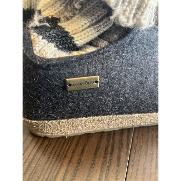 Haflinger Black and Brown Ankle Booties - Picture 3 of 11